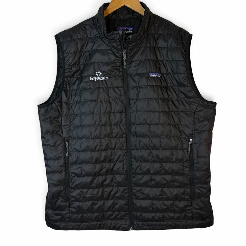 Mens Patagonia Nano Puff Vest Lightweight Insulated Outdoors Winter Black XL